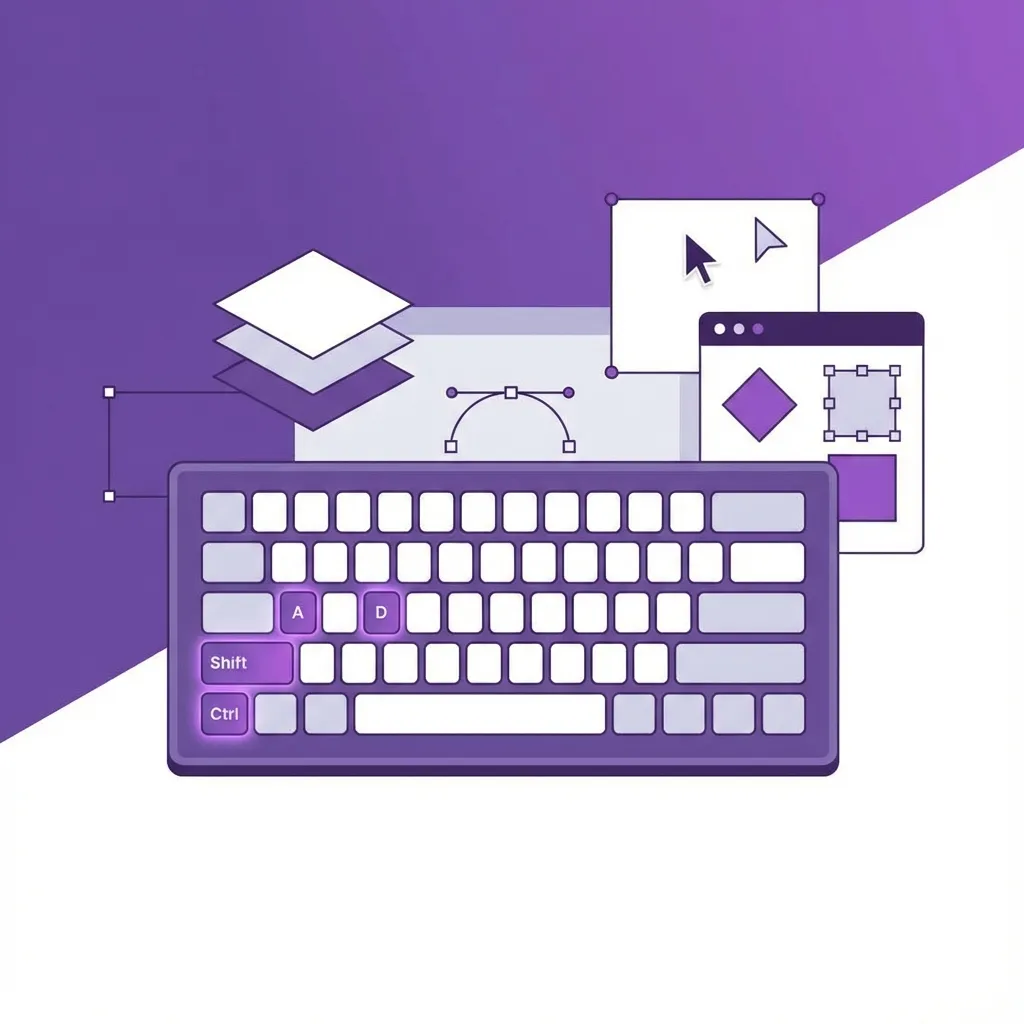 10 горячих клавиш Figma, которые экономят до часа в день
